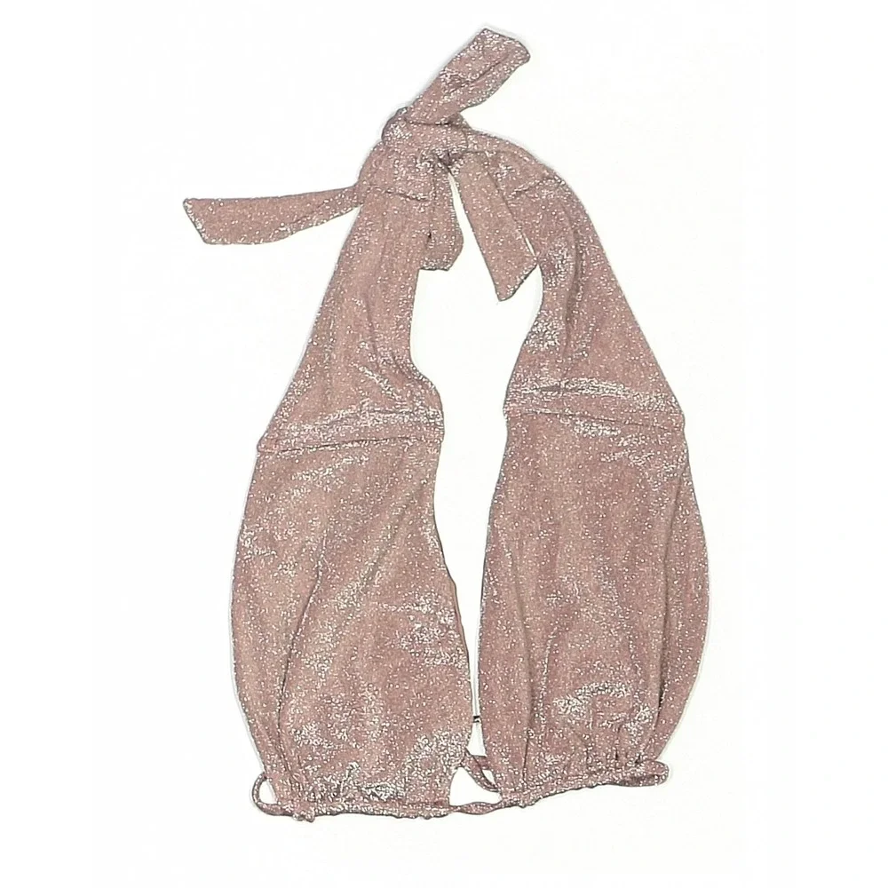 Monday Swimwear | Bikini Set L/V Bronze Palm Springs Top Byron Bottom Shimmer